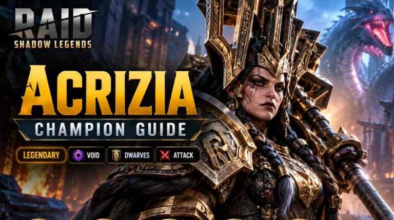 Acrizia Raid Shadow Legends Champion